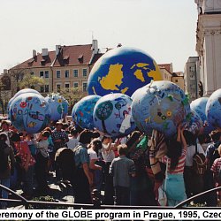Zahájení programu GLOBE v ČR, 1995.
