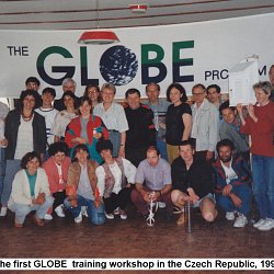 The first GLOBE training workshop in the Czech Republic, 1995